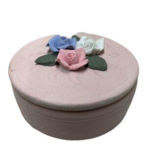 Genuine Porcelain Small Trinket Jewelry Box